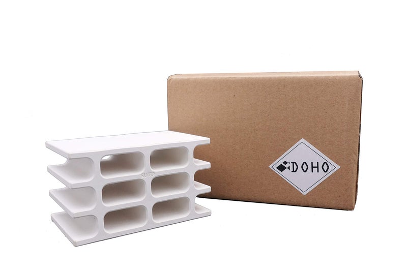 DOHO White Ceramic Hiding Shelter Fish Tank Decoration for Amano Shrimp Cichlid Baby Pleco Fish Spawning and Breeding - Image 3